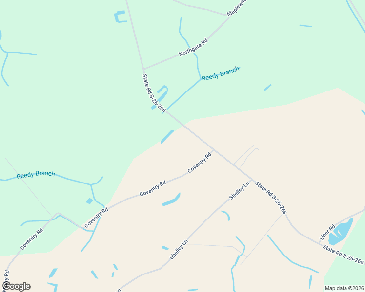 map of restaurants, bars, coffee shops, grocery stores, and more near 7255 State Road S-26-266 in Nichols