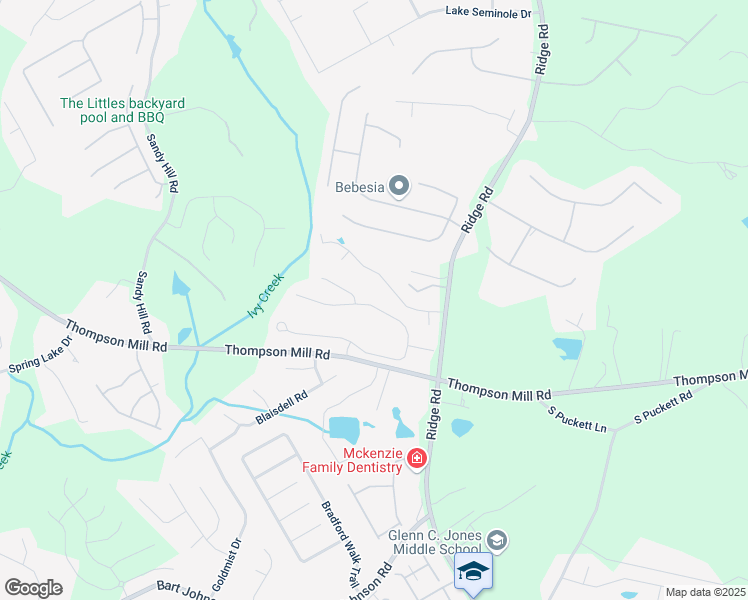 map of restaurants, bars, coffee shops, grocery stores, and more near 3681 Deaton Trail in Buford