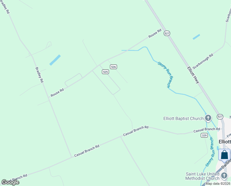 map of restaurants, bars, coffee shops, grocery stores, and more near 96 China Hill in Bishopville