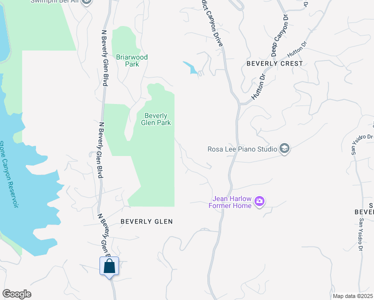 map of restaurants, bars, coffee shops, grocery stores, and more near 10051 Reevesbury Drive in Beverly Hills