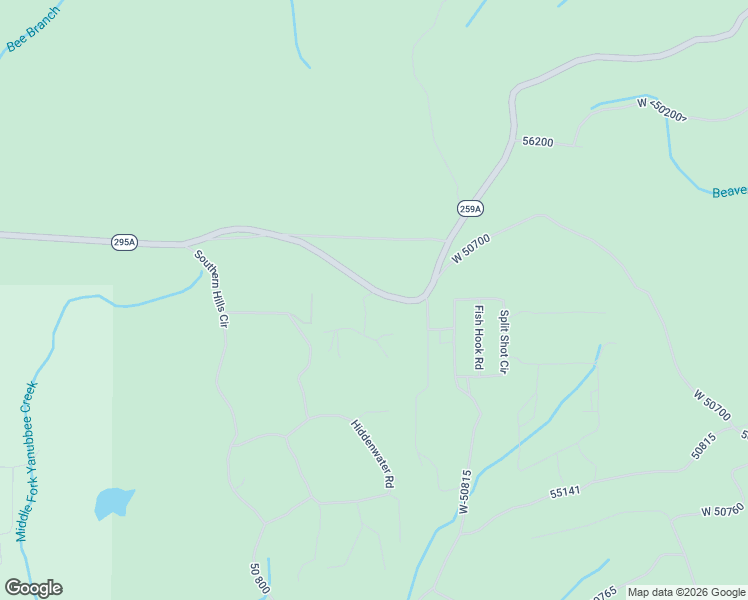 map of restaurants, bars, coffee shops, grocery stores, and more near 32 Paddlefish Road in Broken Bow