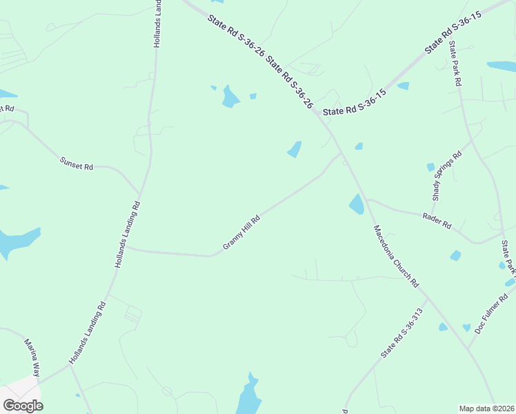 map of restaurants, bars, coffee shops, grocery stores, and more near 349 Granny Hill Road in Prosperity