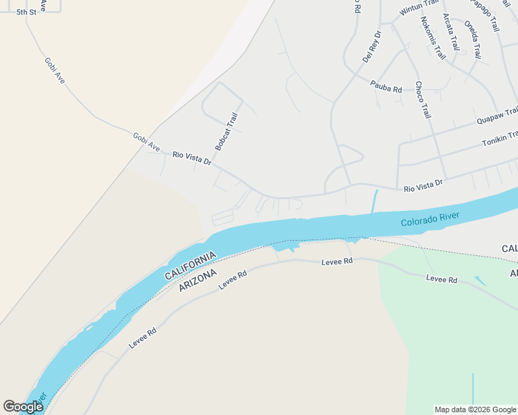map of restaurants, bars, coffee shops, grocery stores, and more near 7899 Rio Vista Drive in Big River