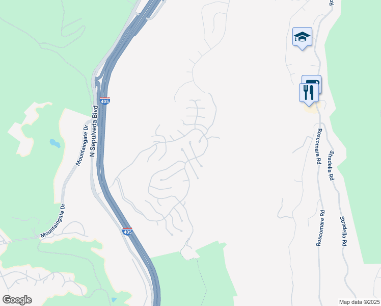 map of restaurants, bars, coffee shops, grocery stores, and more near 2311 Worthing Lane in Los Angeles