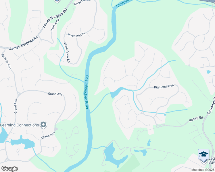 map of restaurants, bars, coffee shops, grocery stores, and more near 6240 Wild Timber Road in Sugar Hill