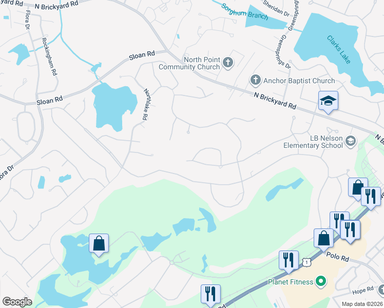 map of restaurants, bars, coffee shops, grocery stores, and more near 31 Bee Ridge Circle in Columbia