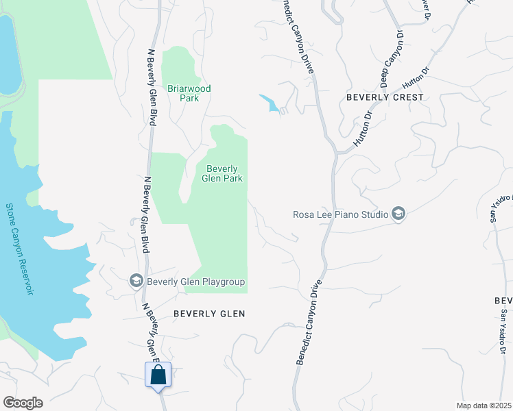 map of restaurants, bars, coffee shops, grocery stores, and more near 10084 Westwanda Drive in Beverly Hills