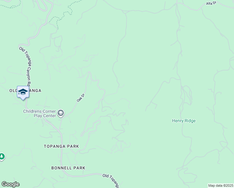 map of restaurants, bars, coffee shops, grocery stores, and more near 2088 1/2 Topanga Skyline Drive in Los Angeles County