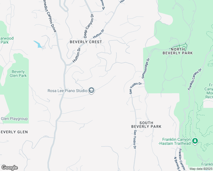 map of restaurants, bars, coffee shops, grocery stores, and more near 9648 Yoakum Drive in Beverly Hills