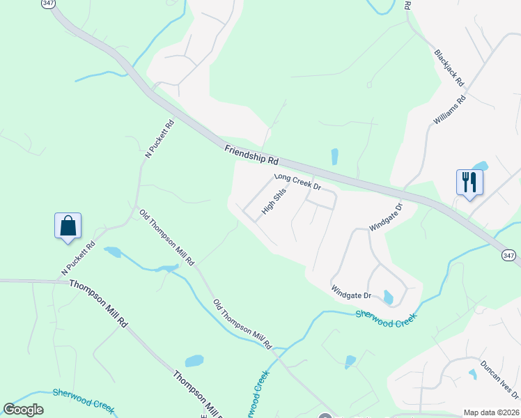 map of restaurants, bars, coffee shops, grocery stores, and more near in 