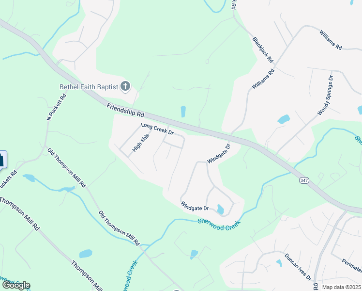 map of restaurants, bars, coffee shops, grocery stores, and more near 3200 Goldberry Street in Buford