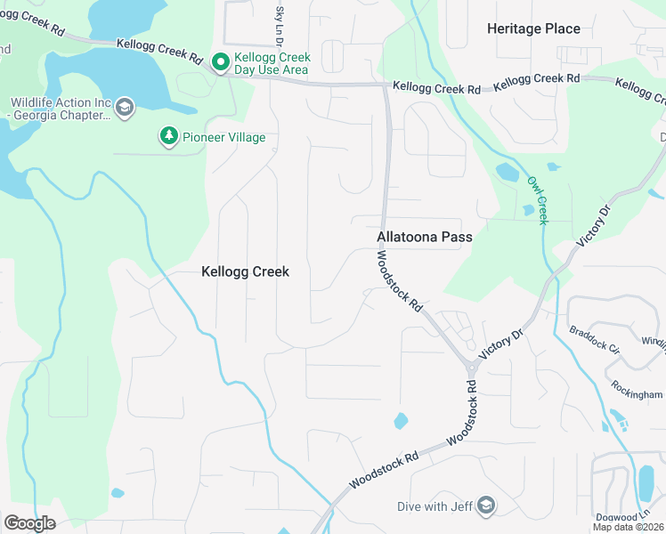 map of restaurants, bars, coffee shops, grocery stores, and more near 112 Bennett Farms Drive in Acworth