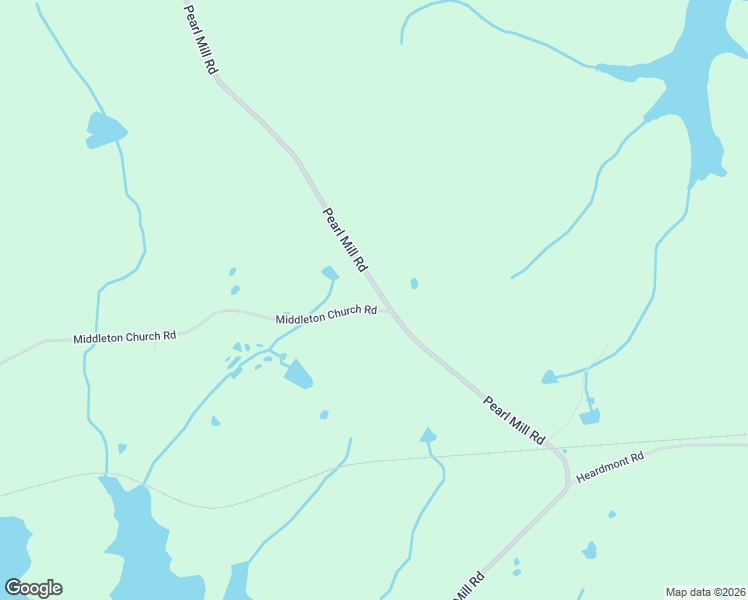 map of restaurants, bars, coffee shops, grocery stores, and more near 1697 Middleton Church Road in Elberton