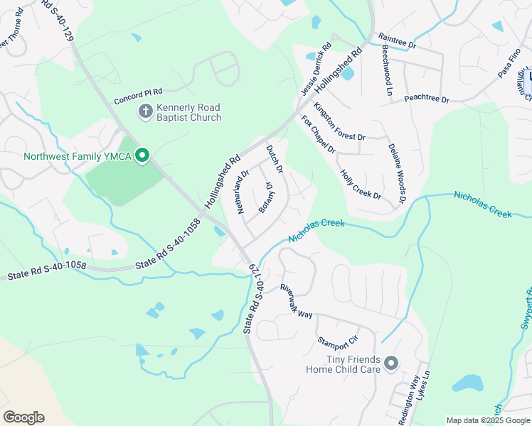 map of restaurants, bars, coffee shops, grocery stores, and more near 116 Botany Drive in Irmo