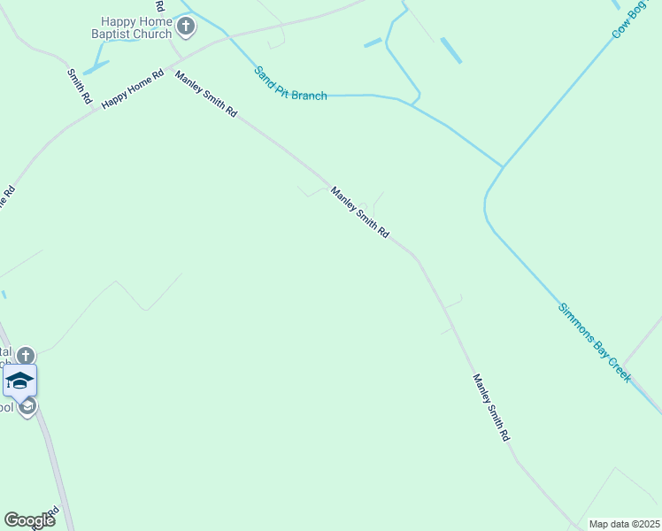 map of restaurants, bars, coffee shops, grocery stores, and more near 630 Manley Smith Road in Nakina