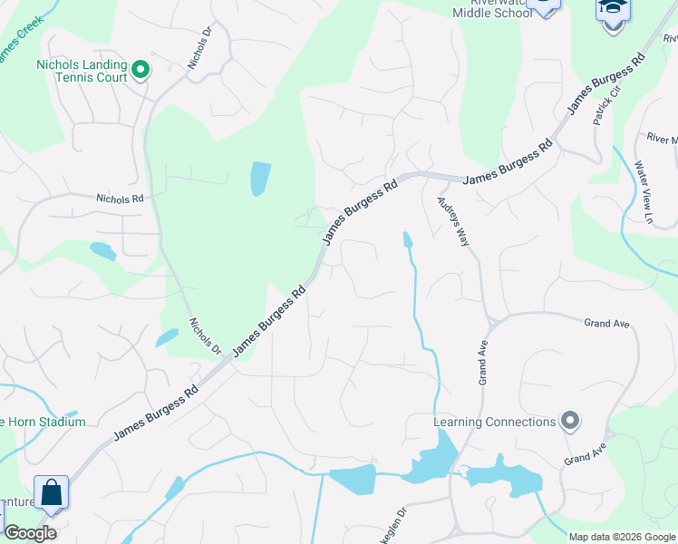 map of restaurants, bars, coffee shops, grocery stores, and more near 1110 Burlington Court in Suwanee