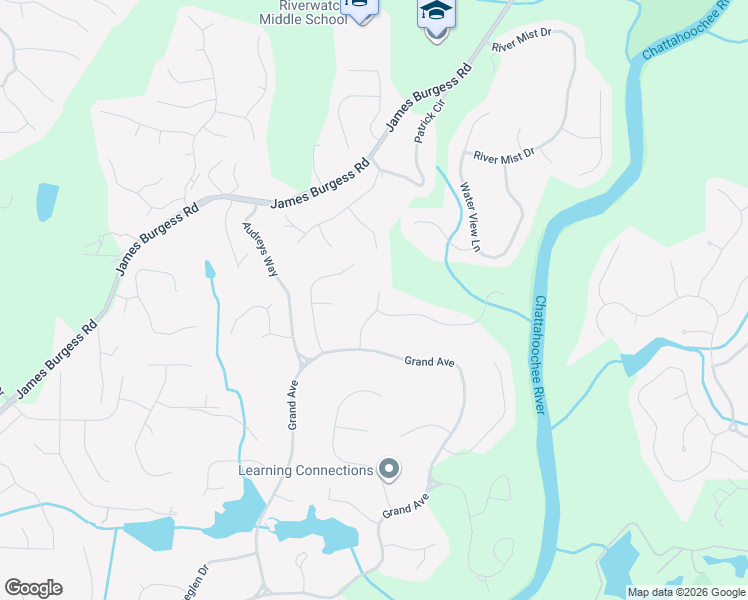 map of restaurants, bars, coffee shops, grocery stores, and more near 175 Woodcliff Drive in Suwanee