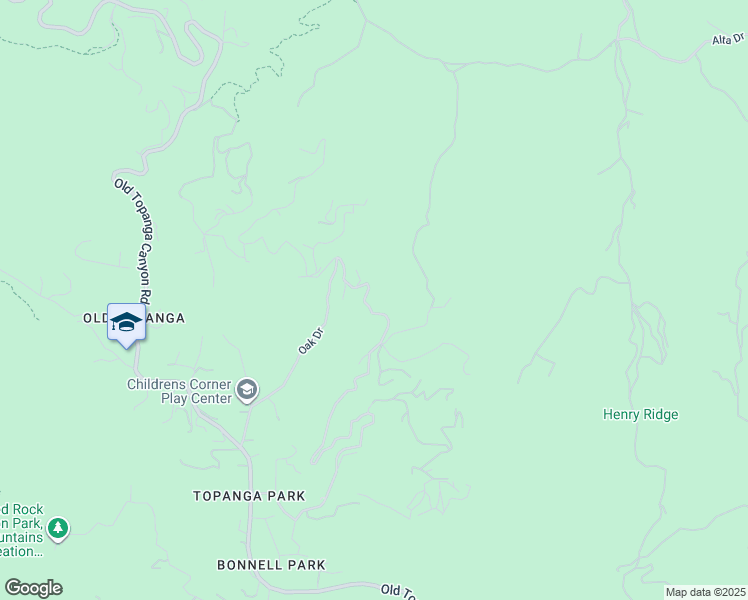 map of restaurants, bars, coffee shops, grocery stores, and more near 2158 Topanga Skyline Drive in Los Angeles County