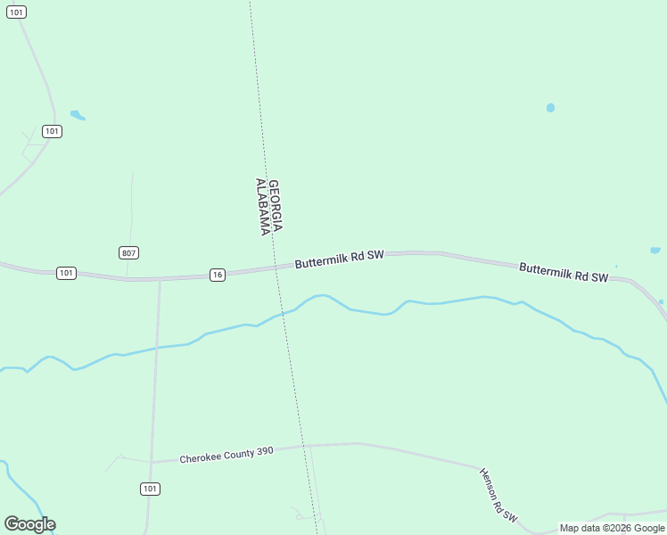 map of restaurants, bars, coffee shops, grocery stores, and more near 2015 Buttermilk Road Southwest in Cave Spring