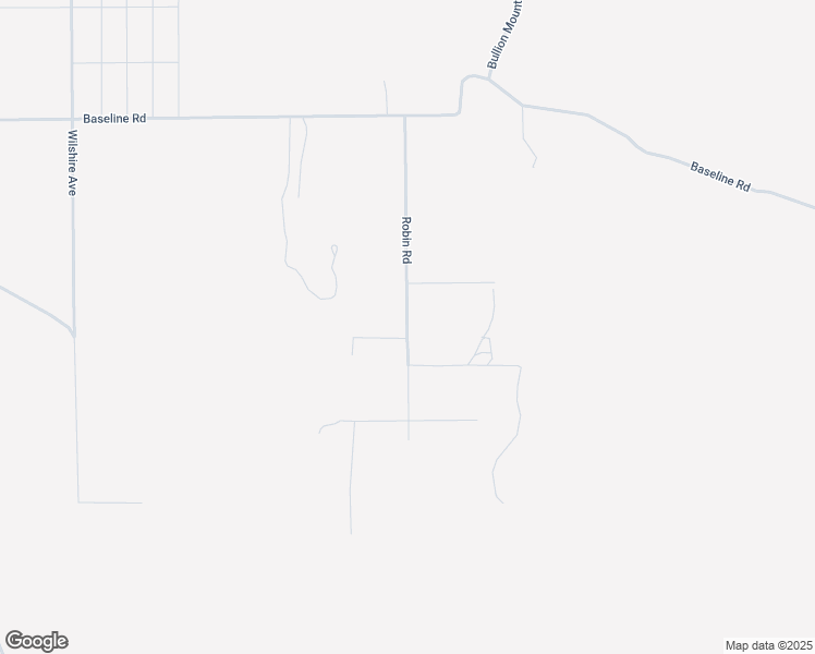 map of restaurants, bars, coffee shops, grocery stores, and more near Robin Road in Twentynine Palms