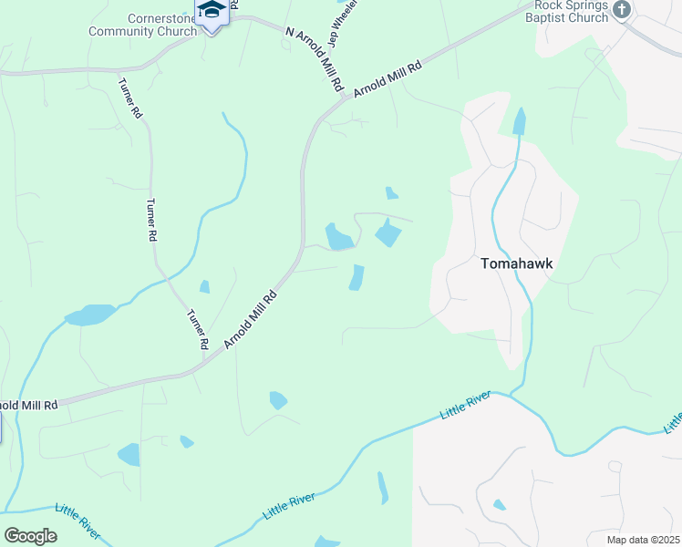 map of restaurants, bars, coffee shops, grocery stores, and more near 228A Nacoochee Drive in Woodstock