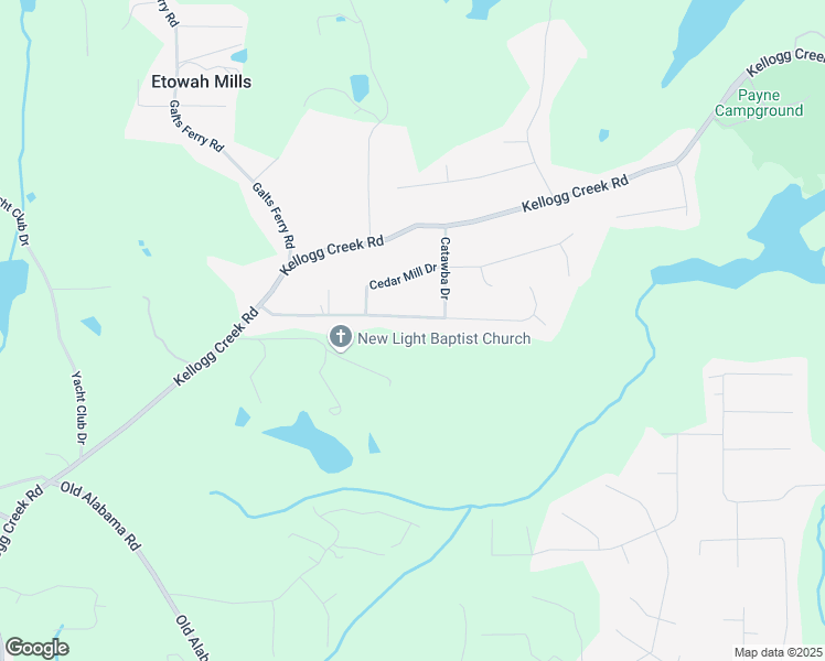 map of restaurants, bars, coffee shops, grocery stores, and more near 2971 Cedar Mill Crossing in Acworth