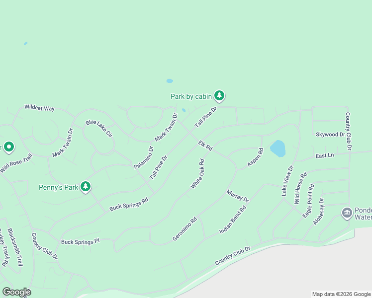 map of restaurants, bars, coffee shops, grocery stores, and more near 7451 Buck Springs Road in Navajo County