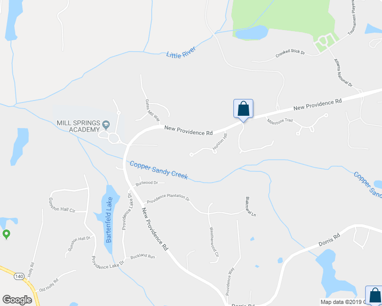 map of restaurants, bars, coffee shops, grocery stores, and more near 195 Horizon Hill in Milton