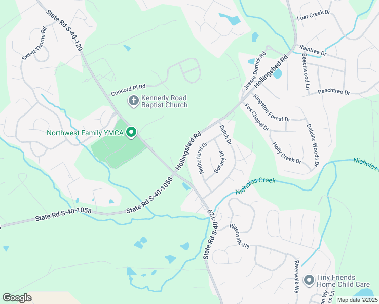 map of restaurants, bars, coffee shops, grocery stores, and more near 1504 Hollingshed Road in Irmo