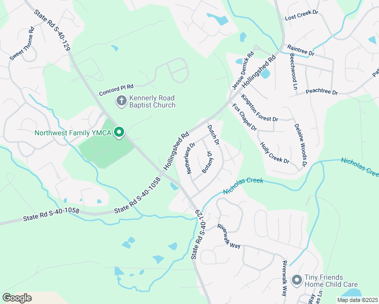 map of restaurants, bars, coffee shops, grocery stores, and more near 224 Netherland Drive in Irmo