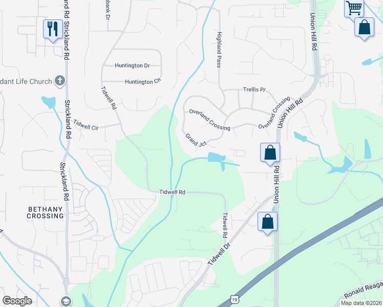 map of restaurants, bars, coffee shops, grocery stores, and more near 2030 Drayton Court in Alpharetta