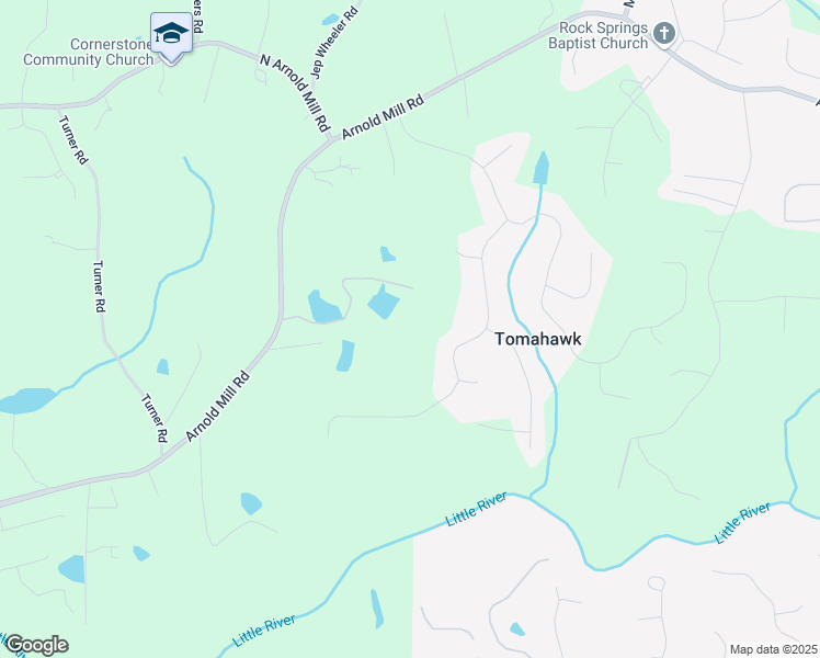 map of restaurants, bars, coffee shops, grocery stores, and more near 228A Nacoochee Drive in Woodstock