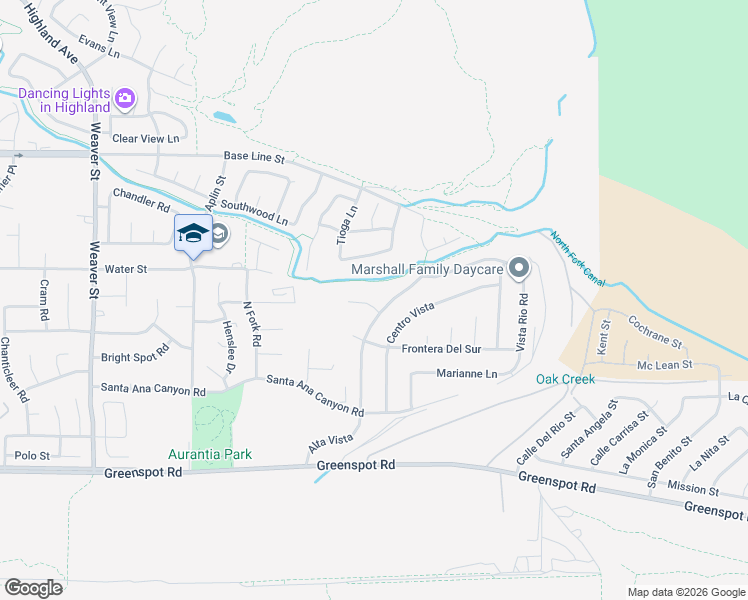 map of restaurants, bars, coffee shops, grocery stores, and more near 30050 Cabo del Oeste in Highland
