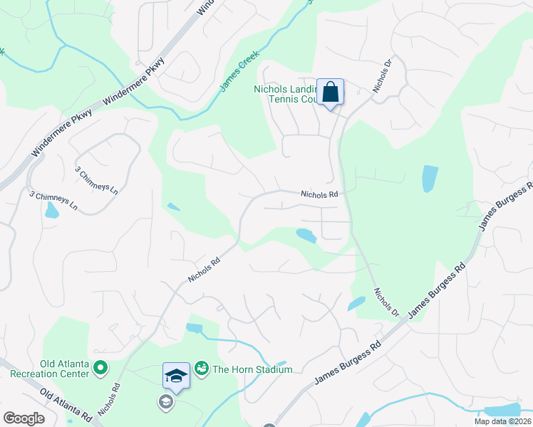 map of restaurants, bars, coffee shops, grocery stores, and more near 650 Pimlicon Place in Suwanee