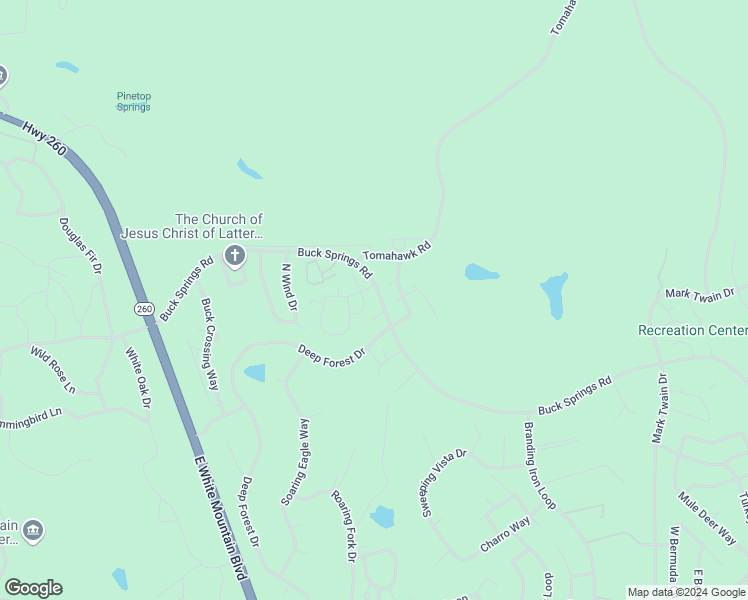 map of restaurants, bars, coffee shops, grocery stores, and more near 2734 Snow Slope Way in Navajo County