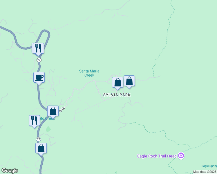 map of restaurants, bars, coffee shops, grocery stores, and more near 20567 Cheney Drive in Los Angeles County