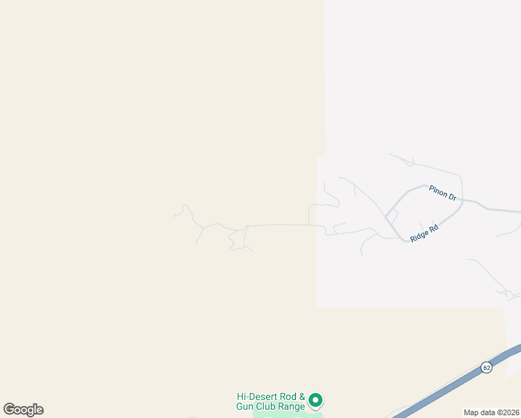 map of restaurants, bars, coffee shops, grocery stores, and more near 53560 San Jacinto Road in Yucca Valley