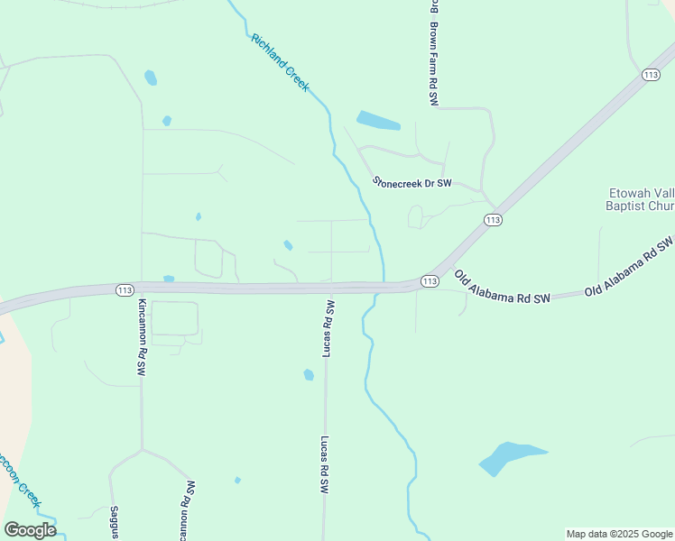 map of restaurants, bars, coffee shops, grocery stores, and more near 10 Richland Drive Southwest in Cartersville