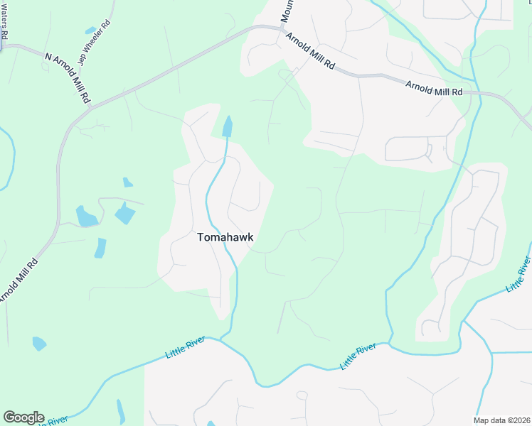 map of restaurants, bars, coffee shops, grocery stores, and more near 506 Chieftain Court in Woodstock