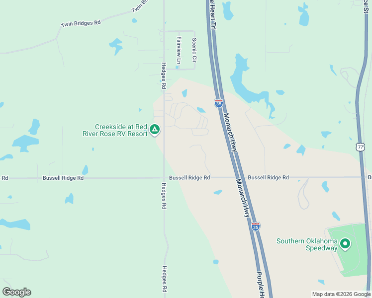 map of restaurants, bars, coffee shops, grocery stores, and more near 1780 Bussell Ridge Road in Ardmore