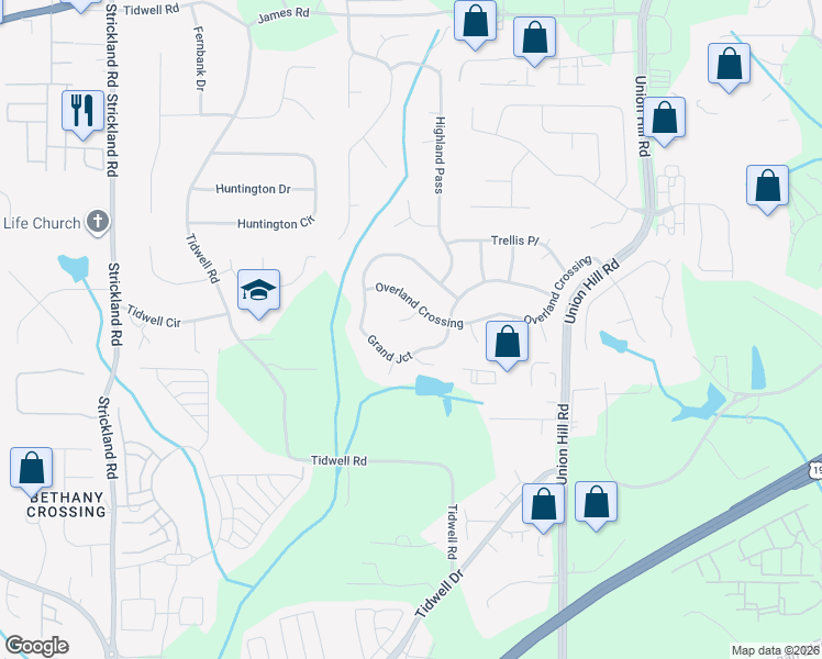 map of restaurants, bars, coffee shops, grocery stores, and more near 1925 Vineyard Ct in Alpharetta