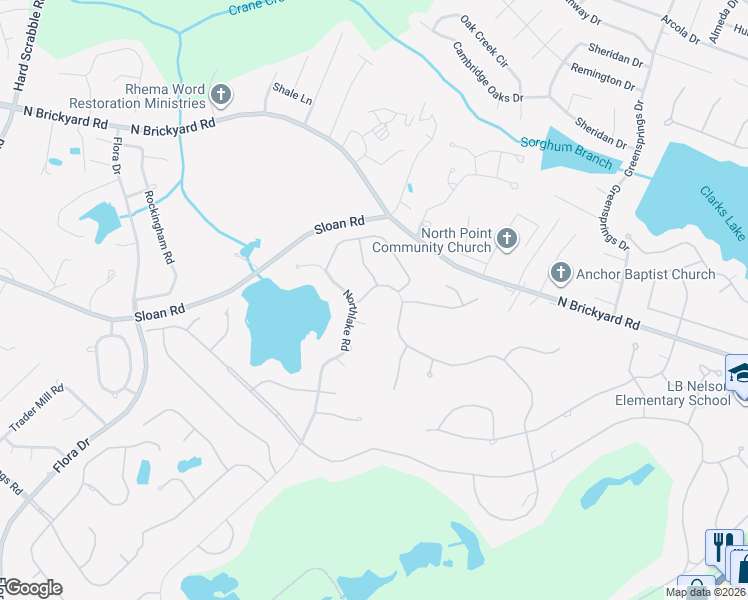 map of restaurants, bars, coffee shops, grocery stores, and more near 2004 Riding Ridge Road in Columbia