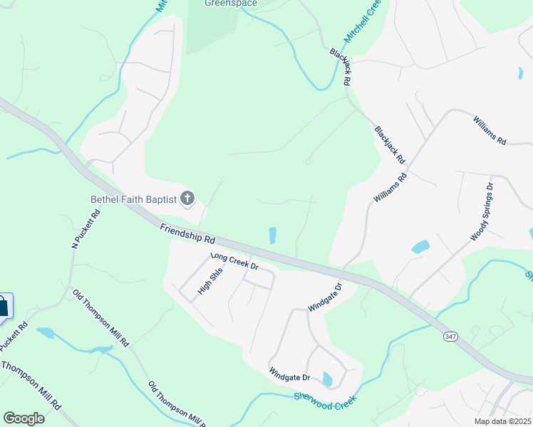 map of restaurants, bars, coffee shops, grocery stores, and more near 3223 Heritage Way in Buford