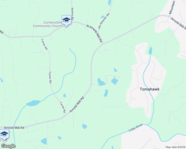 map of restaurants, bars, coffee shops, grocery stores, and more near 832 Arnold Mill Road in Woodstock