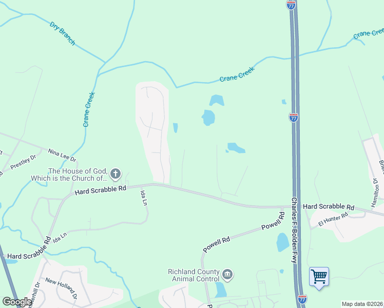 map of restaurants, bars, coffee shops, grocery stores, and more near 1619 HardScrabble Road in Columbia