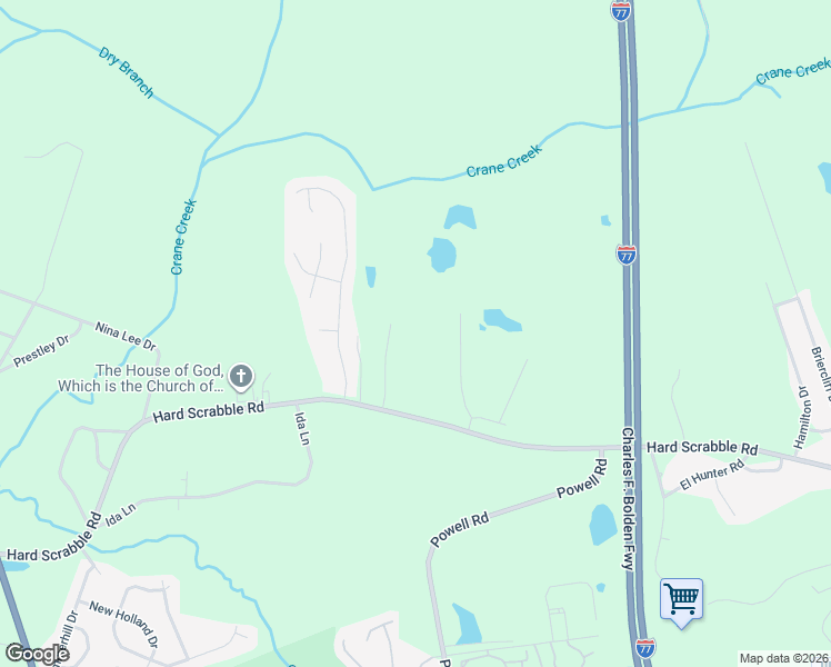 map of restaurants, bars, coffee shops, grocery stores, and more near 1635 HardScrabble Road in Columbia