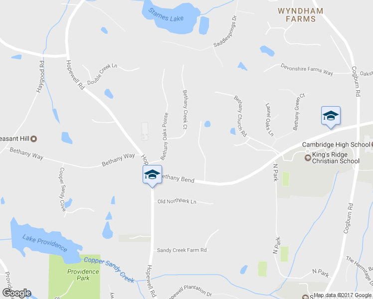 map of restaurants, bars, coffee shops, grocery stores, and more near 2575 Bethany Creek Court in Alpharetta