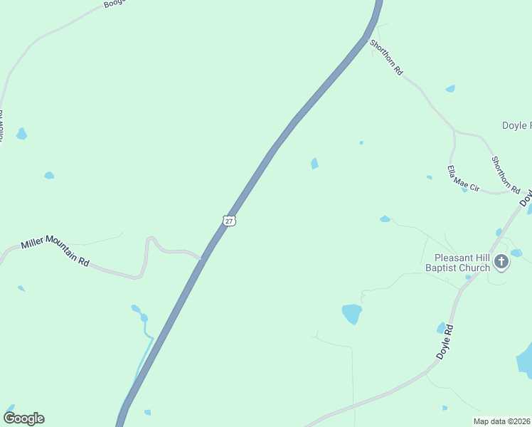 map of restaurants, bars, coffee shops, grocery stores, and more near 5281 Cedartown Highway in Lindale