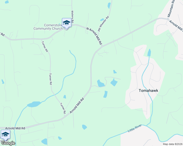 map of restaurants, bars, coffee shops, grocery stores, and more near 832 Arnold Mill Road in Woodstock