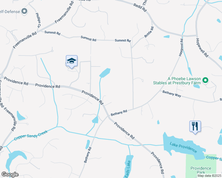 map of restaurants, bars, coffee shops, grocery stores, and more near 13825 Cowart Road in Milton
